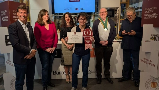Premiados en la categoría "Llonganissa tipus pagès"