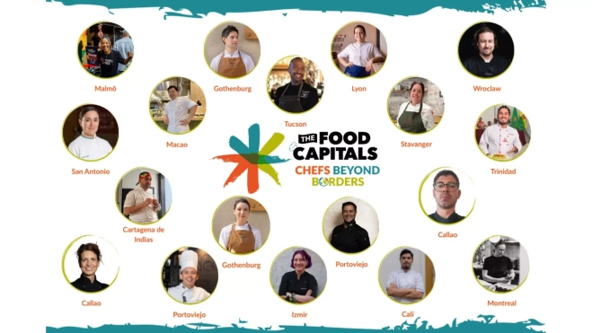 Los chefs de distintos destinos gastronómicos que participarán en The Food Capitals Los chefs de distintos destinos gastronómicos que participarán en The Food Capitals