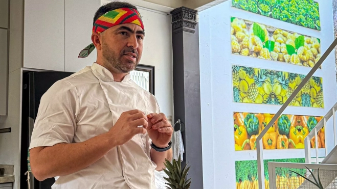 Romario Jose Acosta (Cartagena de Indias), uno de los chefs que participará en el encuentro / Cedida a Hule y Mantel Romario Jose Acosta (Cartagena de Indias), uno de los chefs que participará en el encuentro / Cedida a Hule y Mantel