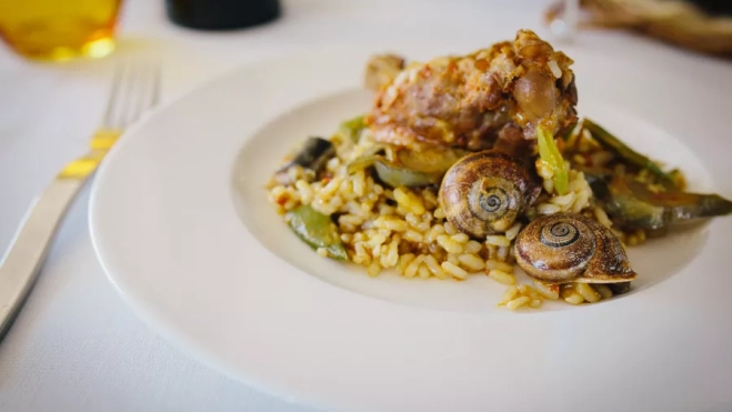 Uno de los platos del restaurante L’Algadir del Delta / L’Algadir del Delta