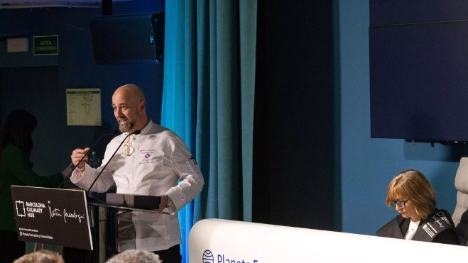 Entrega del premio de 'Barcelona Culinary Hub' / Cedida a Hule y Mantel 