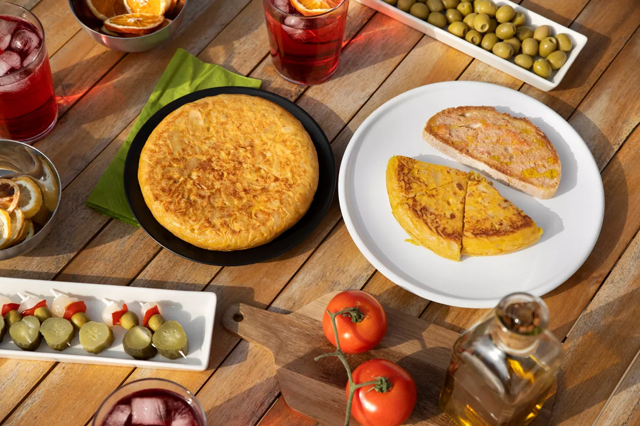 Tortilla española y tapas