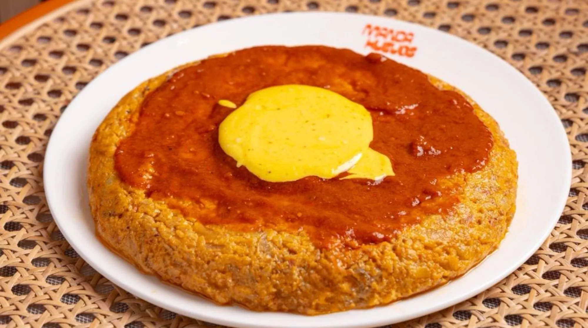 La tortilla oficial del Tour creada por Ot Salvans / Cedida a Hule y Mantel