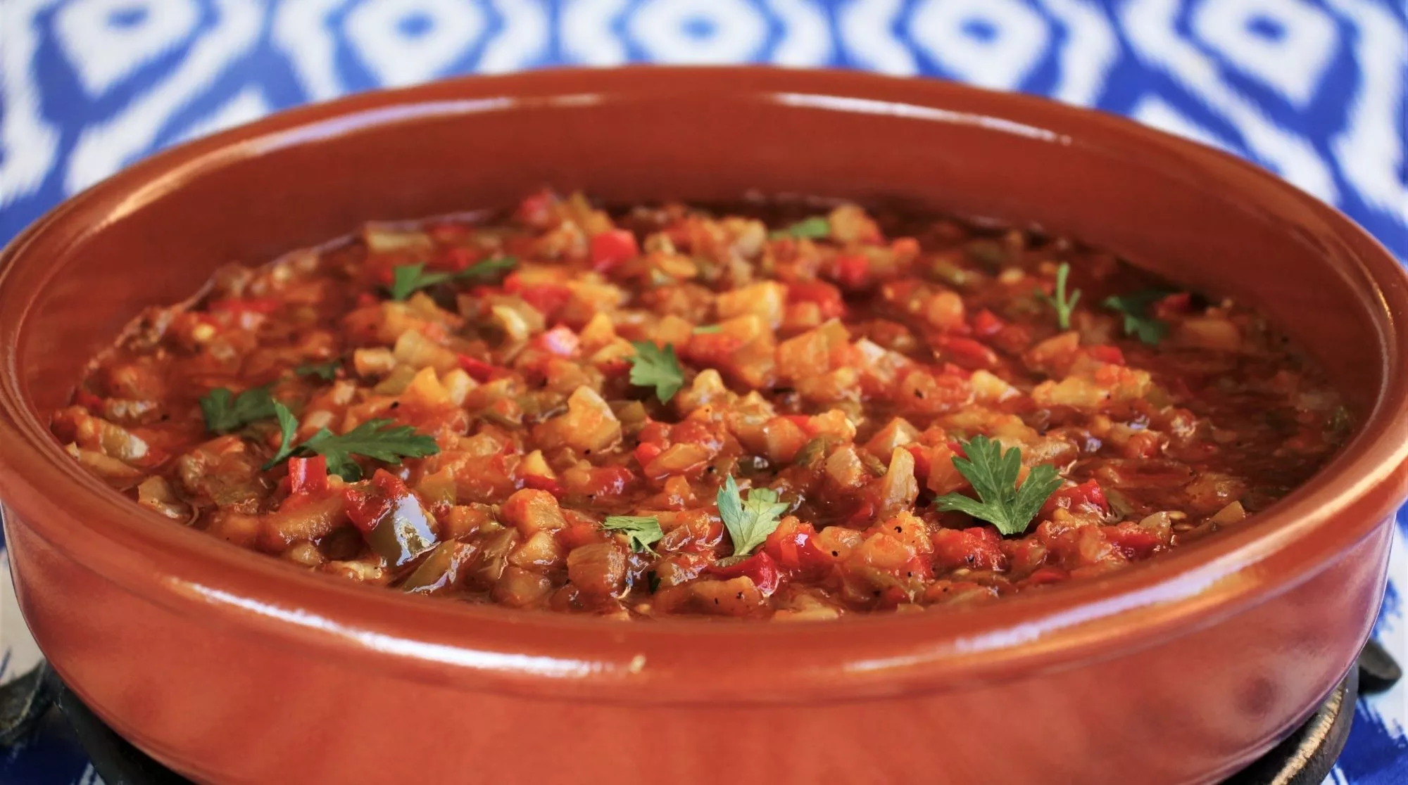 Sanfaina catalana. Receta de Inés Butrón. Foto de Antonio Ron
