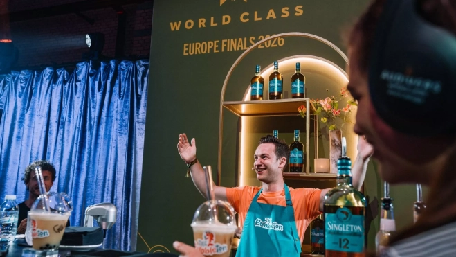 Andrea Civettini y su cocktail inspirado en el famoso 'Bubble Tea'
