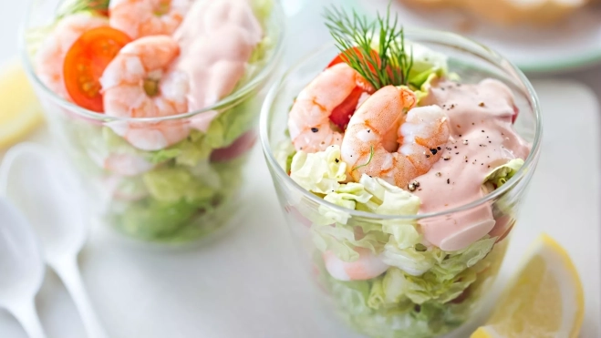 Cocktail de gambas en una imagen de archivo / Canva Cocktail de gambas en una imagen de archivo / Canva