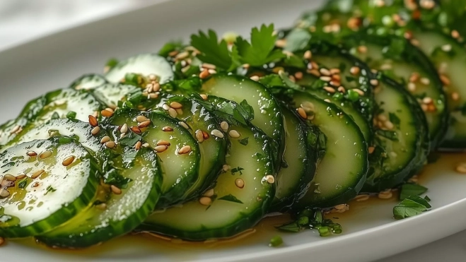 Sunomono, la ensalada viral japonesa preparada con pepino / Marco Verch Sunomono, la ensalada viral japonesa preparada con pepino / Marco Verch