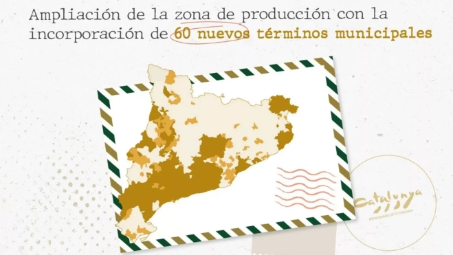 Ampliación de la zona de producción de la DO Catalunya Ampliación de la zona de producción de la DO Catalunya