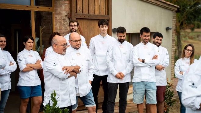 Algunos de los miembros del colectivo gastronómico Osona Cuina / Cedida Algunos de los miembros del colectivo gastronómico Osona Cuina / Cedida
