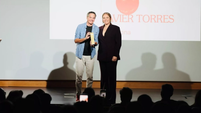 Javier Torres premiado en la gala 'Celebrem la Pastisseria Catalana 2026' / Cedida