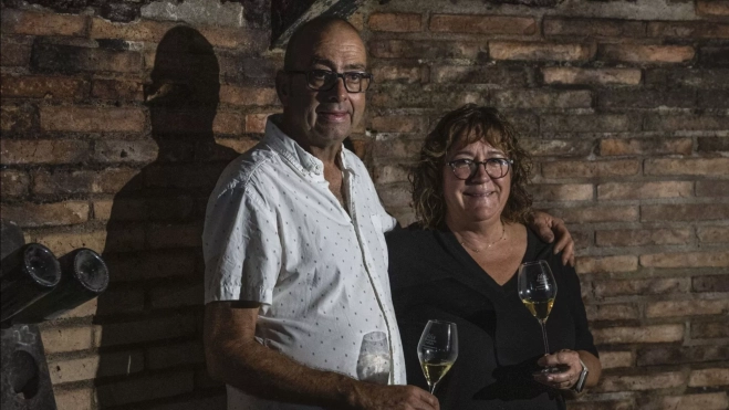 Fèlix Massana y Cristina Castillo de la bodega Fèlix Massana Ràfols / Cedida Fèlix Massana y Cristina Castillo de la bodega Fèlix Massana Ràfols / Cedida
