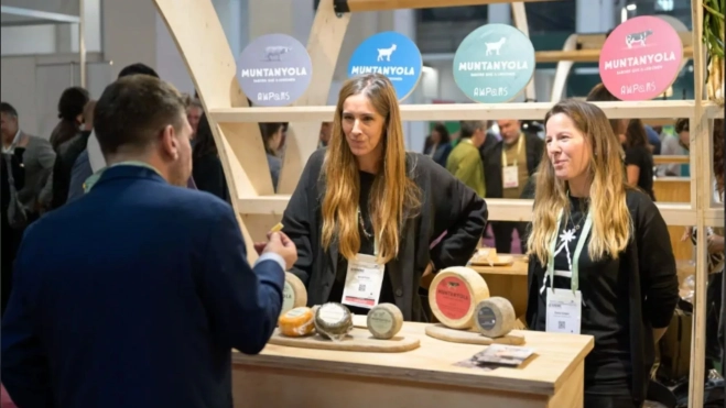 Área expositiva en el Gastronomic Forum Barcelona 2026 / Cedida
