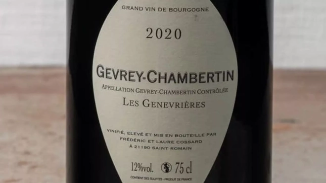 Gevrey-Chambertin 'Les Genevrières' 2020 (Domaine de Chassorney, Frédéric Cossard) / Redes Sociales Gevrey-Chambertin 'Les Genevrières' 2020 (Domaine de Chassorney, Frédéric Cossard) / Redes Sociales