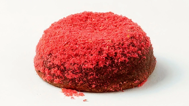 El panellet de Sacher de Pastisseria Nacha / Cedida El panellet de Sacher de Pastisseria Nacha / Cedida