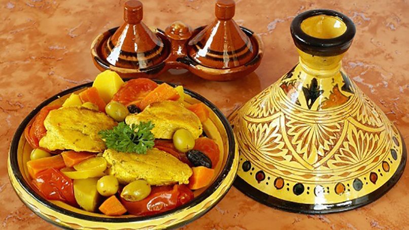 Moroccan chicken tagine